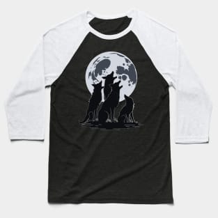 wolf moon Baseball T-Shirt